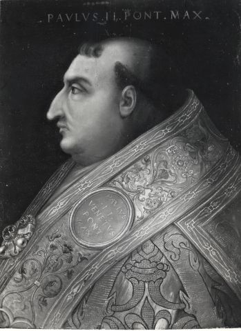 Anonimo — Cristofano di Papi dell'Altissimo - (?) - sec. XVI - Ritratto di papa Paolo II — insieme